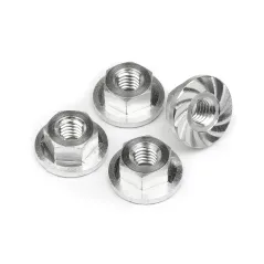 Hpi Racing SERRATED FLANGE NUT M4x10.8mm (4pcs) 103908