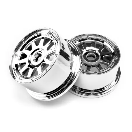 Hpi Racing TR-10 WHEEL CHROME (120x60mm/-4mm OFFSET) 104973