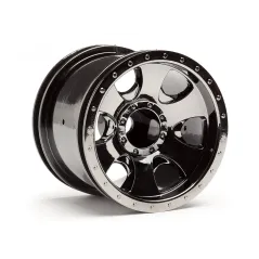 Hpi Racing WARLOCK WHEEL BLACK CHROME (2.2IN/2PCS) 105280