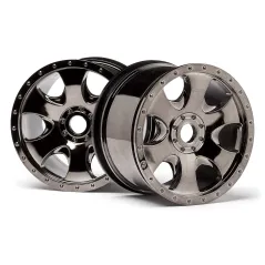 Hpi Racing WARLOCK WHEEL BLACK CHROME (83X56MM/2PCS) 105801