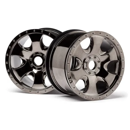 Hpi Racing WARLOCK WHEEL BLACK CHROME (83X56MM/2PCS) 105801