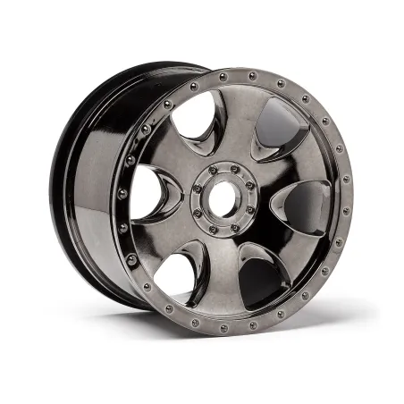 Hpi Racing WARLOCK WHEEL BLACK CHROME (83X56MM/2PCS) 105801