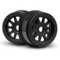 Hpi Racing TR-10 GLUE-LOCK WHEEL BLACK (120X60MM/2PCS) 106896