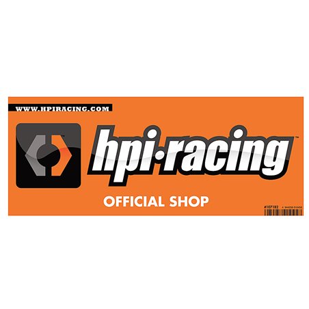 Hpi Racing  HPI LOGO SMALL WINDOW STICKER - DOUBLE SIDED 107182
