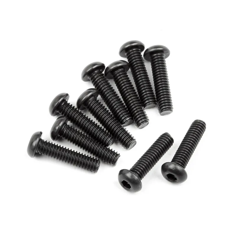 Hpi Racing BUTTON HEAD SCREW M2.5x10mm (HEX SOCKET/10pcs) 107373