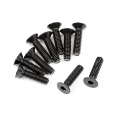 Hpi Racing FLAT HEAD SCREW M2.5x10mm (HEX SOCKET/10pcs) 107375