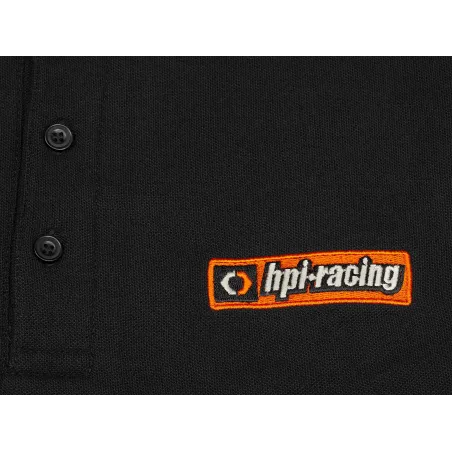 Hpi Racing HPI CLASSIC POLO SHIRT (BLACK/ADULT SMALL) 107469