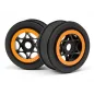 Hpi Racing AH-64 WHEEL BLACK/ORANGE (42x83mm/2pcs) 107855