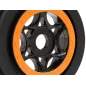 Hpi Racing AH-64 WHEEL BLACK/ORANGE (42x83mm/2pcs) 107855