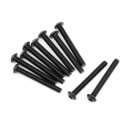 Hpi Racing BUTTON HEAD SCREW M3x25mm (10pcs) 107895