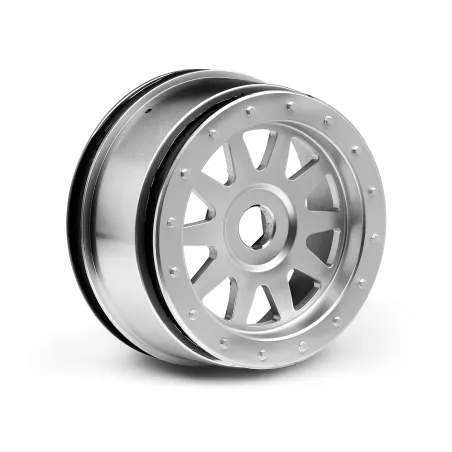 Hpi Racing TR-10 GLUE-LOCK WHEEL MATTE CHROME (120X60MM/2PCS) 108321