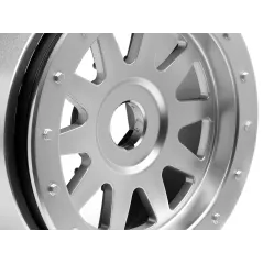 Hpi Racing TR-10 GLUE-LOCK WHEEL MATTE CHROME (120X60MM/2PCS) 108321