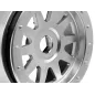 Hpi Racing TR-10 GLUE-LOCK WHEEL MATTE CHROME (120X60MM/2PCS) 108321