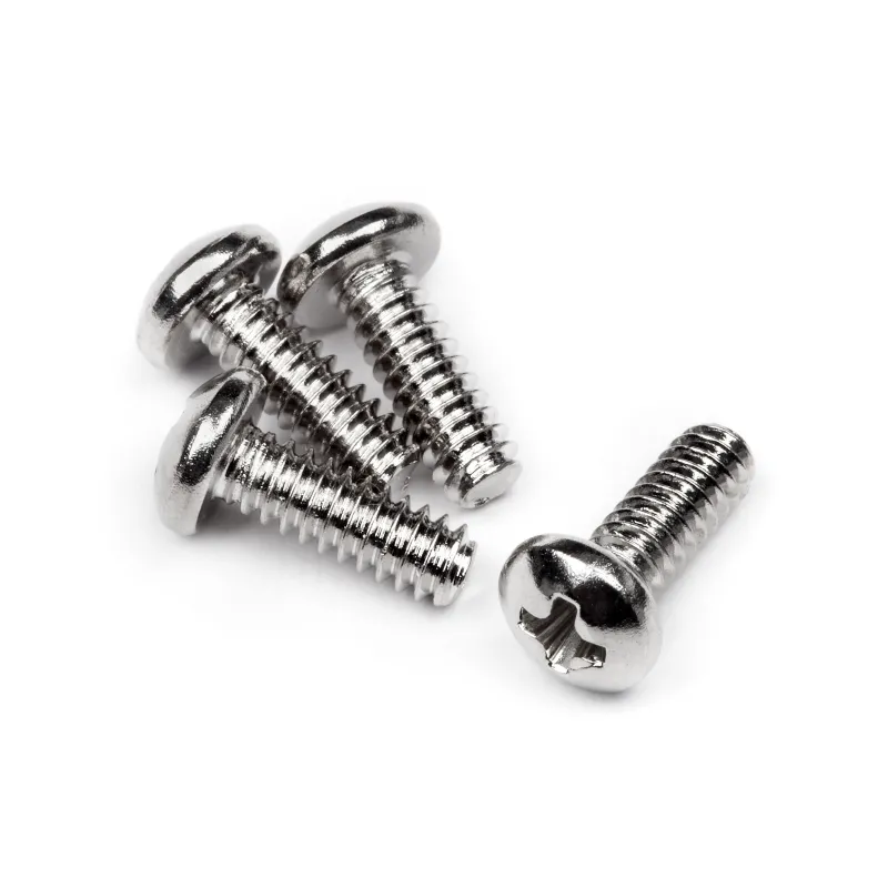 Hpi Racing BUTTON HEAD SCREW 4-40X8MM (4PCS) 111336