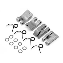 Hpi Racing  ALUMINUM QUADRA CLUTCH SHOE/SPRING SET 111350