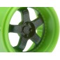 Hpi Racing  WORK MEISTER S1 WHEEL GREEN (MICRO RS4/4PCS) 112817