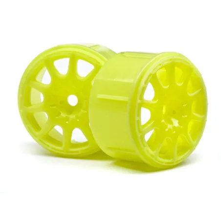 Hpi Racing METHOD RALLYCROSS WHEEL YELLOW (MICRO RS4/4PCS) 113089