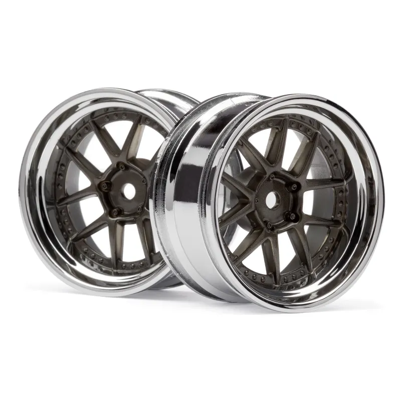 Hpi Racing DY-CHAMPION 26MM WHEEL (CHROME/BRONZE/6MM OS/2PCS) 113090