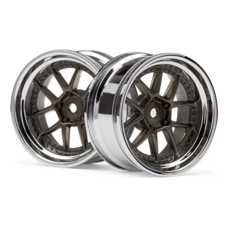 Hpi Racing DY-CHAMPION 26MM WHEEL (CHROME/BRONZE/6MM OS/2PCS) 113090