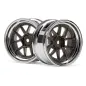 Hpi Racing DY-CHAMPION 26MM WHEEL (CHROME/BRONZE/6MM OS/2PCS) 113090