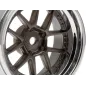 Hpi Racing DY-CHAMPION 26MM WHEEL (CHROME/BRONZE/6MM OS/2PCS) 113090