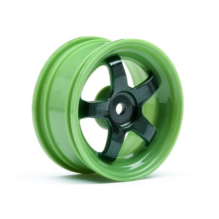 Hpi Racing  WORK MEISTER S1 WHEEL GREEN 26MM (0MM OS/2PCS) 113095