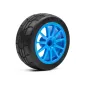 Hpi Racing MOUNTED GYMKHANA TIRE/SPEEDLINE CORSE TURINI WHEEL SET (CYAN/2PCS) 115155