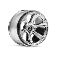 Hpi Racing 6-SHOT MT WHEEL (CHROME/2PCS) 115324