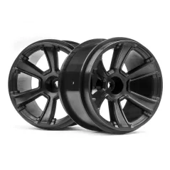 Hpi Racing 6-SHOT MT WHEEL (BLACK/2PCS) 115327