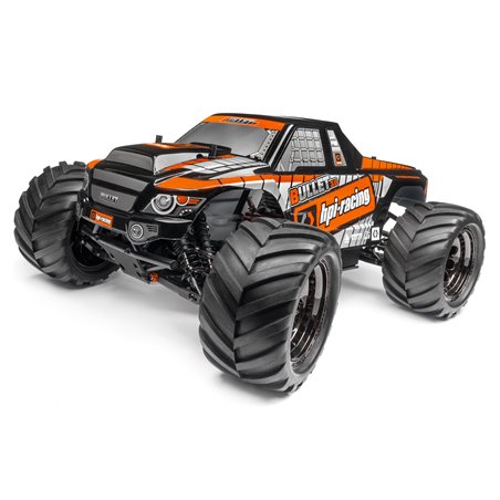 Hpi Racing  TRIMMED AND PAINTED BULLET 3.0 MT BODY (BLACK) 115508