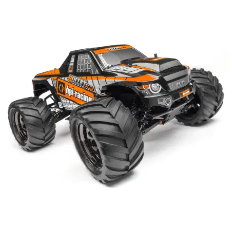 Hpi Racing TRIMMED AND PAINTED BULLET FLUX MT BODY (BLACK) 115510