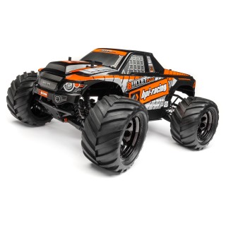 Hpi Racing  BULLET MT CLEAR BODY W/ NITRO/FLUX DECALS 115515