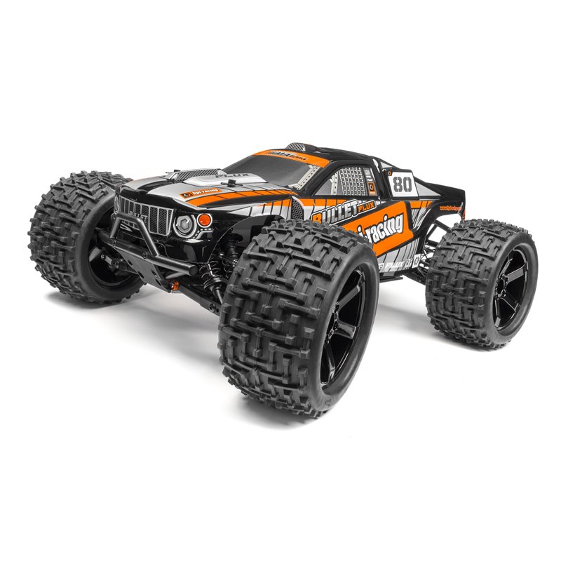 Hpi Racing  BULLET ST CLEAR BODY W/ NITRO/FLUX DECALS 115516