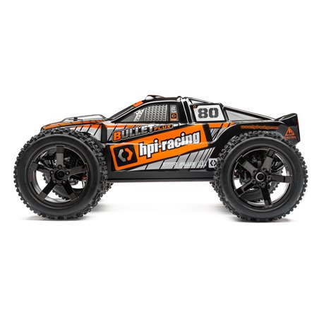 Hpi Racing  BULLET ST CLEAR BODY W/ NITRO/FLUX DECALS 115516