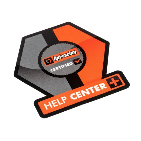 Hpi Racing HPI HELP CENTER SHOP WINDOW STICKER 115769