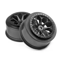 Hpi Racing 8-SHOT SC WHEEL (BLACK/2PCS) 116521