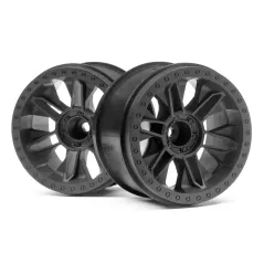 Hpi Racing 6-SHOT ST WHEEL (BLACK/2PCS) 116528