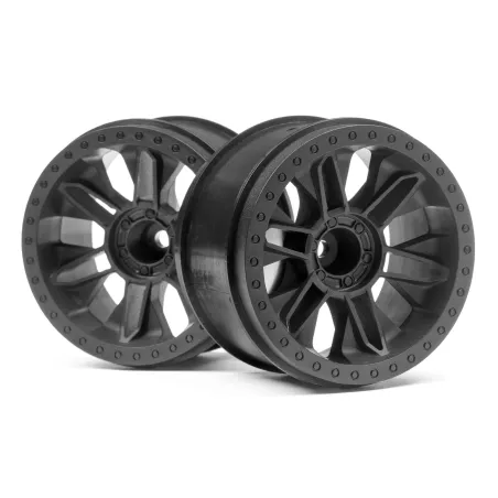 Hpi Racing 6-SHOT ST WHEEL (BLACK/2PCS) 116528