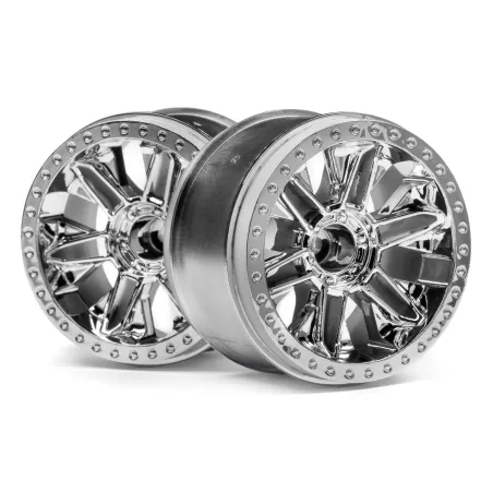 Hpi Racing 6-SHOT ST WHEEL (CHROME/2PCS) 116736