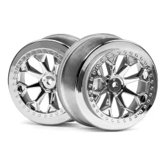 Hpi Racing 8-SHOT SC WHEEL (CHROME/2PCS) 116739