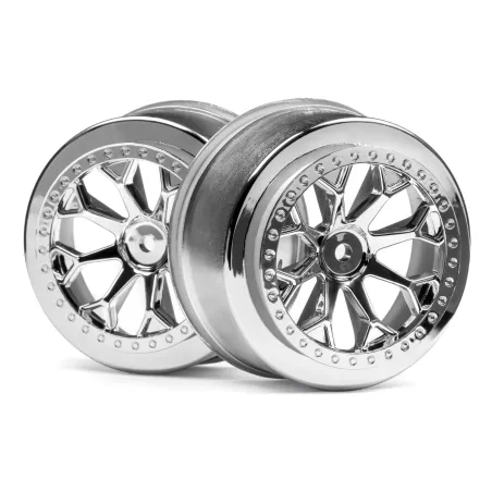 Hpi Racing 8-SHOT SC WHEEL (CHROME/2PCS) 116739