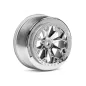 Hpi Racing 8-SHOT SC WHEEL (CHROME/2PCS) 116739