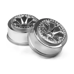 Hpi Racing 8-SHOT SC WHEEL (CHROME/2PCS) 116739