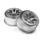 Hpi Racing 8-SHOT SC WHEEL (CHROME/2PCS) 116739