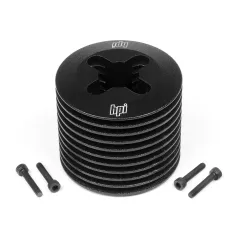 Hpi Racing ALUMINUM HEATSINK HEAD (BLACK/F3.5) 1458