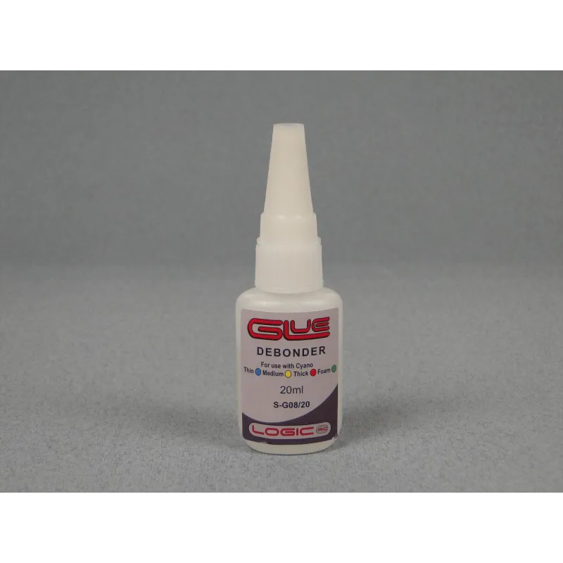 GLUE De-Bonder 20ml HDPE Bottle S-G08/20