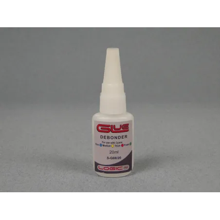 GLUE De-Bonder 20ml HDPE Bottle S-G08/20
