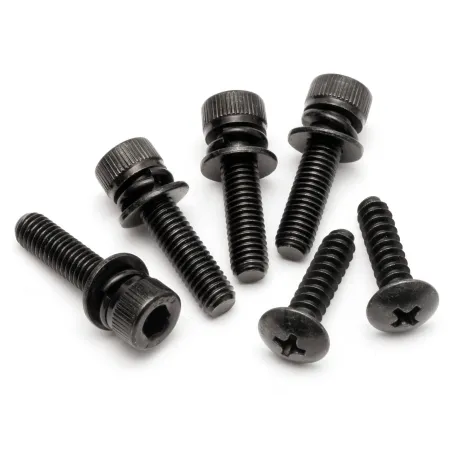 Hpi Racing FLYWHEEL COVER SCREW SET 15433