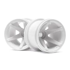 Hpi Racing SUPER STAR MT WHEELS FRONT (WHITE/2.2IN/2PCS) 2100