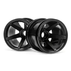 Hpi Racing SUPER STAR MT WHEELS FRONT (BLACK/2.2IN/2PCS) 2105